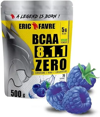 Eric Favre BCAA 8.1.1 Zero Powder · Синя малина · 500 г