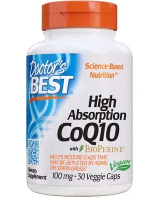 Doctor's Best BEST CoQ10 with Bioperine 100 mg · 30 капсули