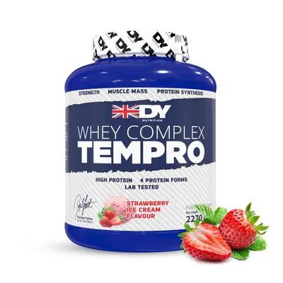 Dorian Yates Nutrition Whey Complex Tempro / 5 Protein Forms Matrix · Ягодов сладолед · 2,27 кг