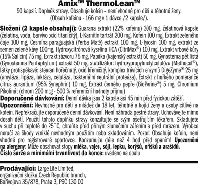 Amix ThermoLean ™ 90 Caps.
