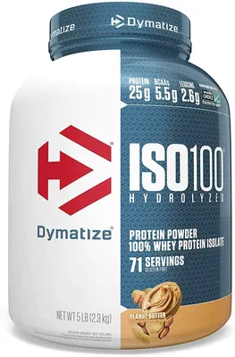 Dymatize ISO 100 Hydrolyzed · Шоколад и фъстъчено масло · 2,264 кг
