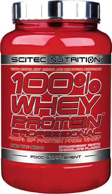 Scitec 100% Whey Protein Professional · White chocolate · 920 g