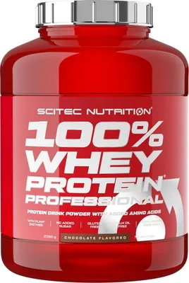 Scitec 100% Whey Protein Professional · Бял шоколад · 2,35 кг
