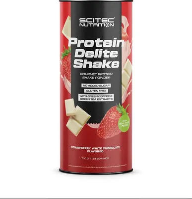 Scitec Protein Delite Shake · Бял шоколад с ягода · 700 г