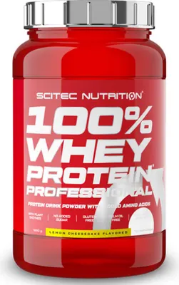 Scitec 100% Whey Protein Professional · Лимонов чийзкейк · 920 г