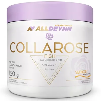 Allnutrition AllDeynn Collarose Fish - Колаген · Малина и ягода · 300 г