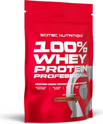 Scitec 100% Whey Protein Professional · Шоколад и лешник · 500 г