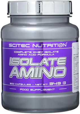 Scitec Isolate Amino 500 Caps.