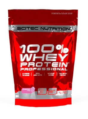 Scitec 100% Whey Protein Professional · Банан · 500 г
