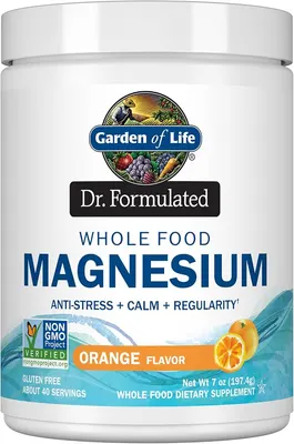Garden Of Life Dr. Formulated Whole Food Magnesium · Портокал · 197 г