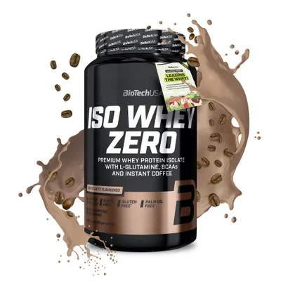 BioTech USA Iso Whey ZERO · Кафе лате · 908 г