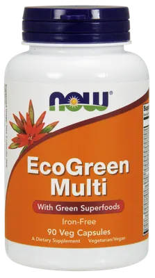 NOW Foods EcoGreen Multi · 90 капсули