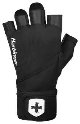 Harbinger Мъжки Ръкавици Pro Wrist Wraps 2.0 / с накитници - Black