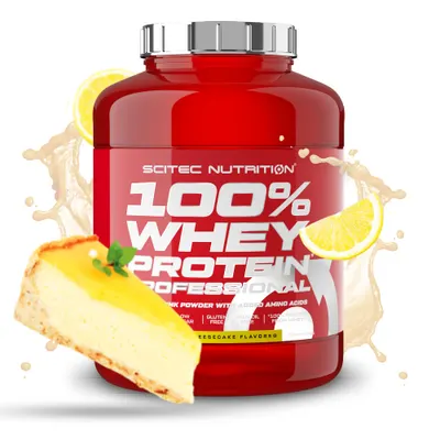 Scitec 100% Whey Protein Professional · Лимонов чийзкейк · 500 г