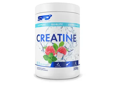 SFD Creatine Flavoured - Креатин · Малина и мента · 500 г