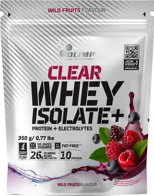 Olimp Clear Whey Isolate · Диви плодове · 350 г