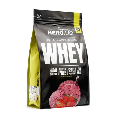 Hero.Lab Instant Whey Protein | High Quality Whey Concentrate · Ягода · 750 г