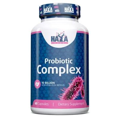 Haya Labs 10 Billion Acidophilus & Bifidus Probiotic Complex · 60 капсули