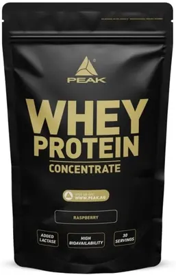 PEAK Whey Protein Concentrate - Суроватъчен протеин концентрат · Малина · 900 г