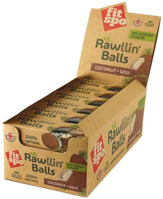 FIT SPO Rawllin' Balls Кокос и годжи бери · 12 x 48 g