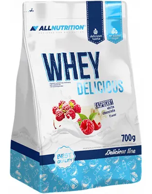 AllNutrition Whey Delicious · Бял шоколад с малина · 700 г