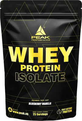 PEAK Whey Protein Isolate · Боровинка и ванилия · 750 г