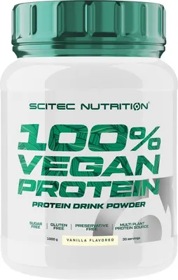 Scitec 100% Vegan Protein · Ванилия · 1 кг