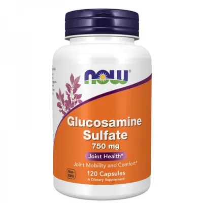NOW Foods Glucosamine Sulfate 750mg · 120 capsules