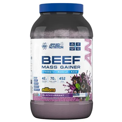 Applied Nutrition Beef Mass Gainer | Clear High-Protein Gainer · Касис · 3,13 кг