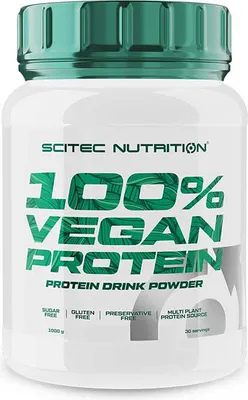 Scitec 100% Vegan Protein · Лешник и орех · 1 кг