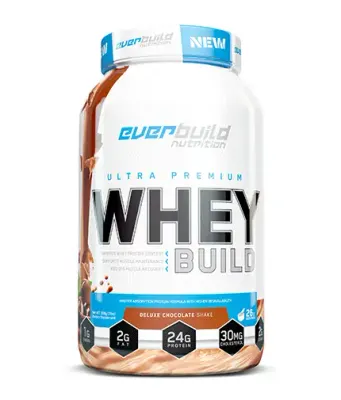 Everbuild Ultra Premium Whey Protein Build · Шоколад и лешников шейк · 908 г