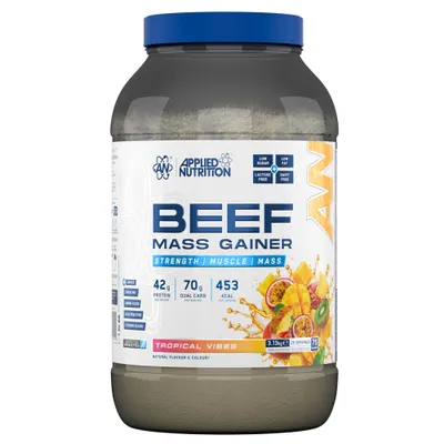 Applied Nutrition Beef Mass Gainer | Clear High-Protein Gainer · Tropical Vibes · 3,13 кг