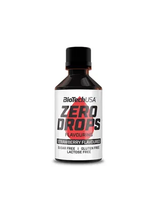 BioTech USA Zero Drops · Strawberry · 50 ml