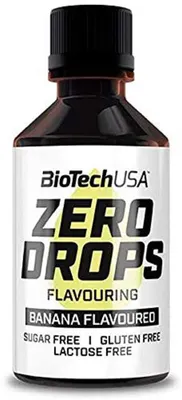 BioTech USA Zero Drops · Банан · 50 мл