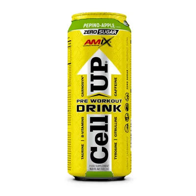 Amix CellUp Pre-Workout Drink · Pepino - Apple · 500 мл