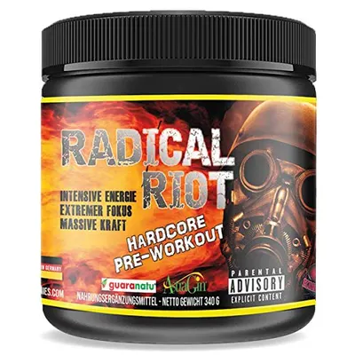 American Supps Radical Riot V3 Hardcore Pre Workout · Cherry · 340 g