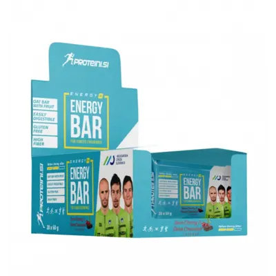 Proteini.SI Energy Bar - Енергиен Бар · Тъмен шоколад с кокос · 60 г