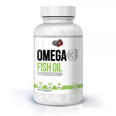 Pure Nutrition - Omega 3 Fish Oil 180 EPA/120 DHA · 200 таблетки