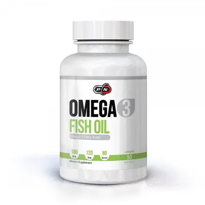 Pure Nutrition - Omega 3 Fish Oil 180 EPA/120 DHA · 50 таблетки