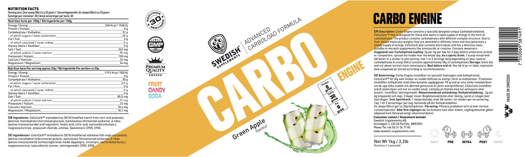 Етикет на Carbo Engine