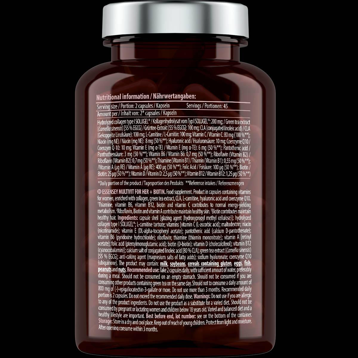 Label of Multivit for Her + Biotin