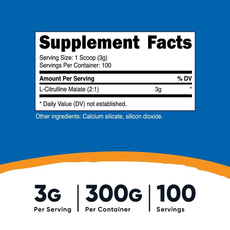Етикет на L-Citrulline Malate (2:1)
