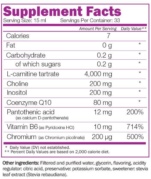 Етикет на L-Carnitine 108 000
