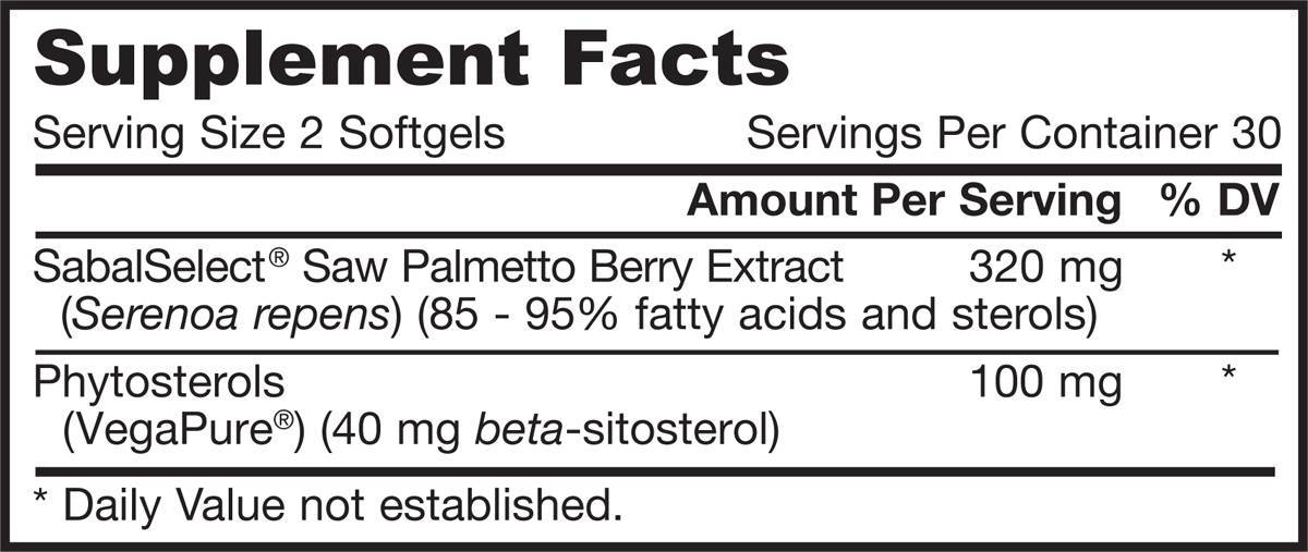 Етикет на Jarrow Formulas Saw Palmetto