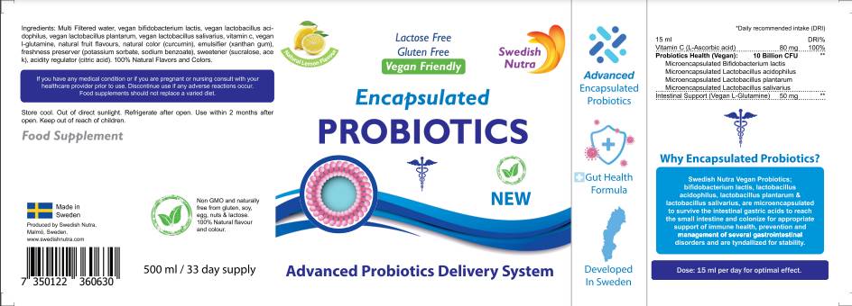 Label of Probiotic (Encapsulated)