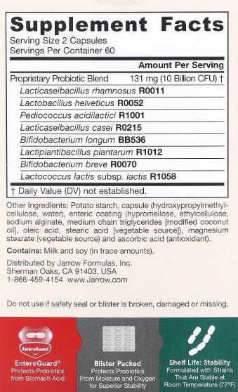 Етикет на Jarrow Formulas Jarro-Dophilus EPS 5B - Пробиотик