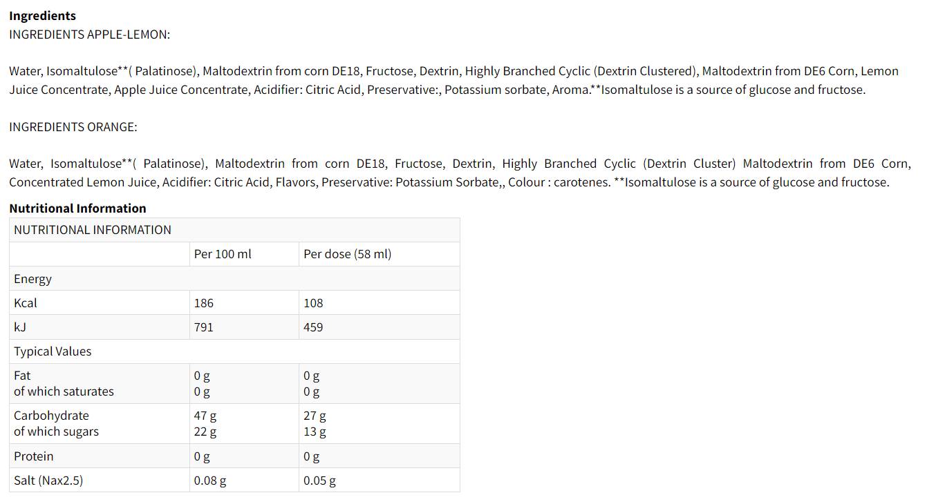 Label of SUPER DEXTRIN GEL